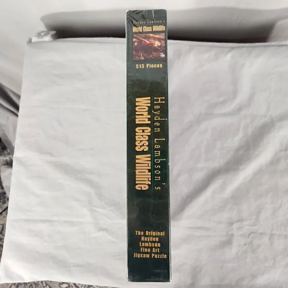 New Hayden Lambson's World Class Wildlife Jigsaw Puzzle The Den Mother Sealed